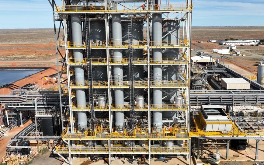 Cover Image for Boss Energy posts revenue of $47.8m as uranium production from re-opened Honeymoon mine ramps up