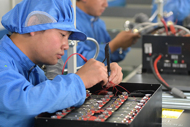 CATL lithium-ion car batteries