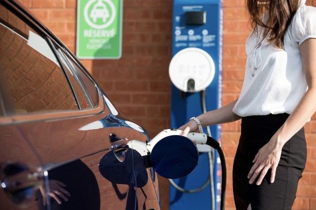 Electric car charge lithium-ion battery